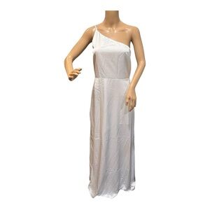 Show Me Your MUMU Shannon One Shoulder Dress Satin Size M